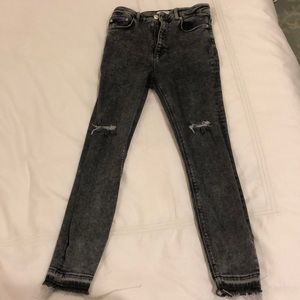 80’s style distressed Jeans